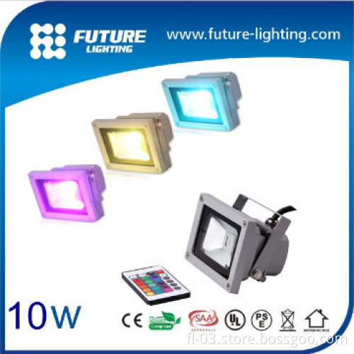 CE RoHs ip67 waterfroof garden light RGB 10w led floodlight